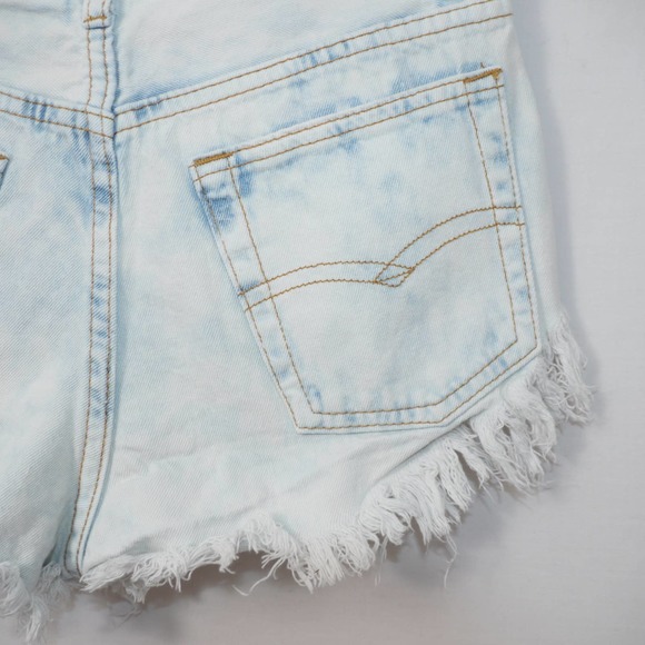 Signature 8 Multicolor Printed Boho High Rise Cut-Off Jean Short Size S - Picture 11 of 11